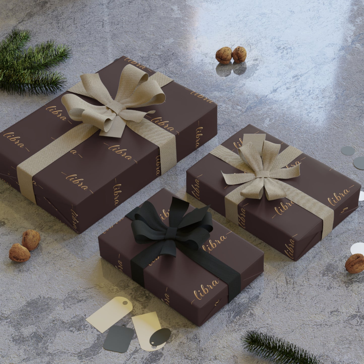 ♎ Enchanted Libra Wrapping Paper – A Beautiful Balance of Birthday Magic in Every Fold ⚖️✨