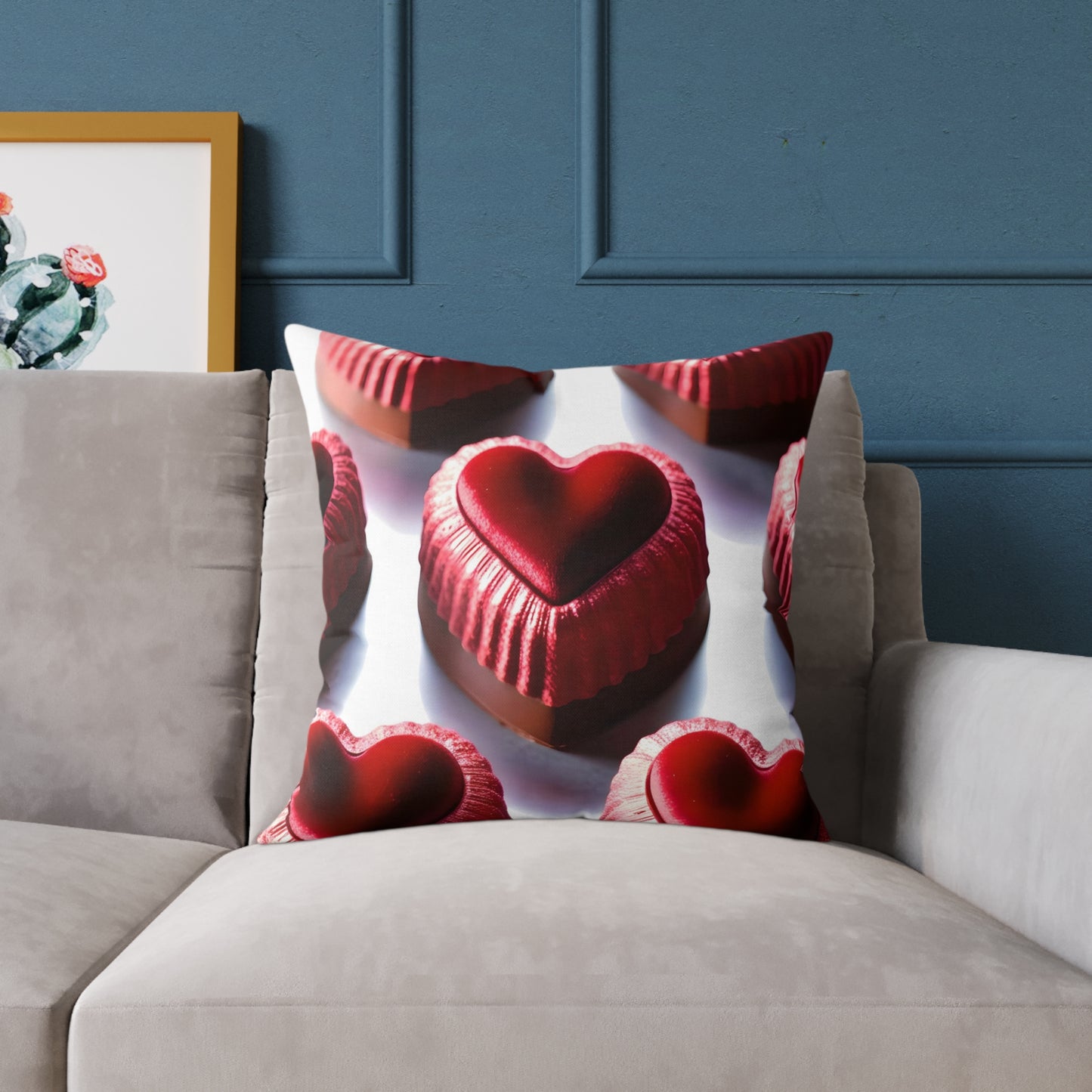 Love in Bloom: Enchanted Decorative Pillow for a Cozy Touch