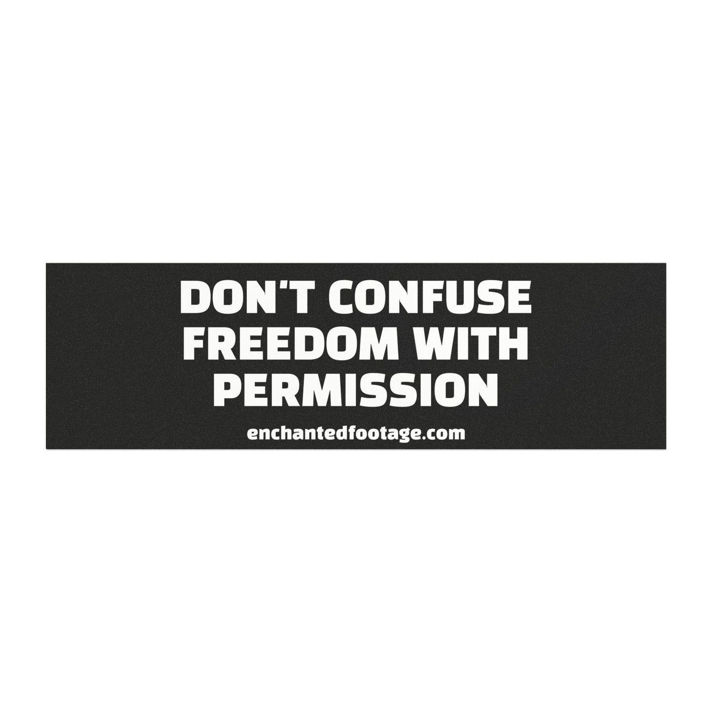 🤍 The Enchanted Statement™ Bumper Sticker | The Enchanted Drive Collection 🤍