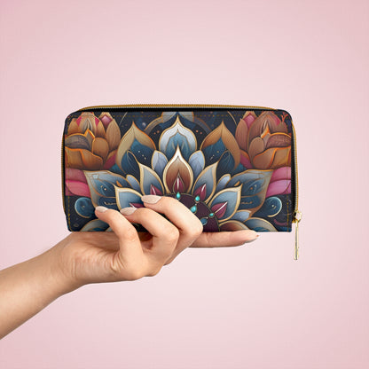 💎✨ Mystical Magic: The Enchanted Zippered Wallet of Elegance & Wonder 🔮💖🌙