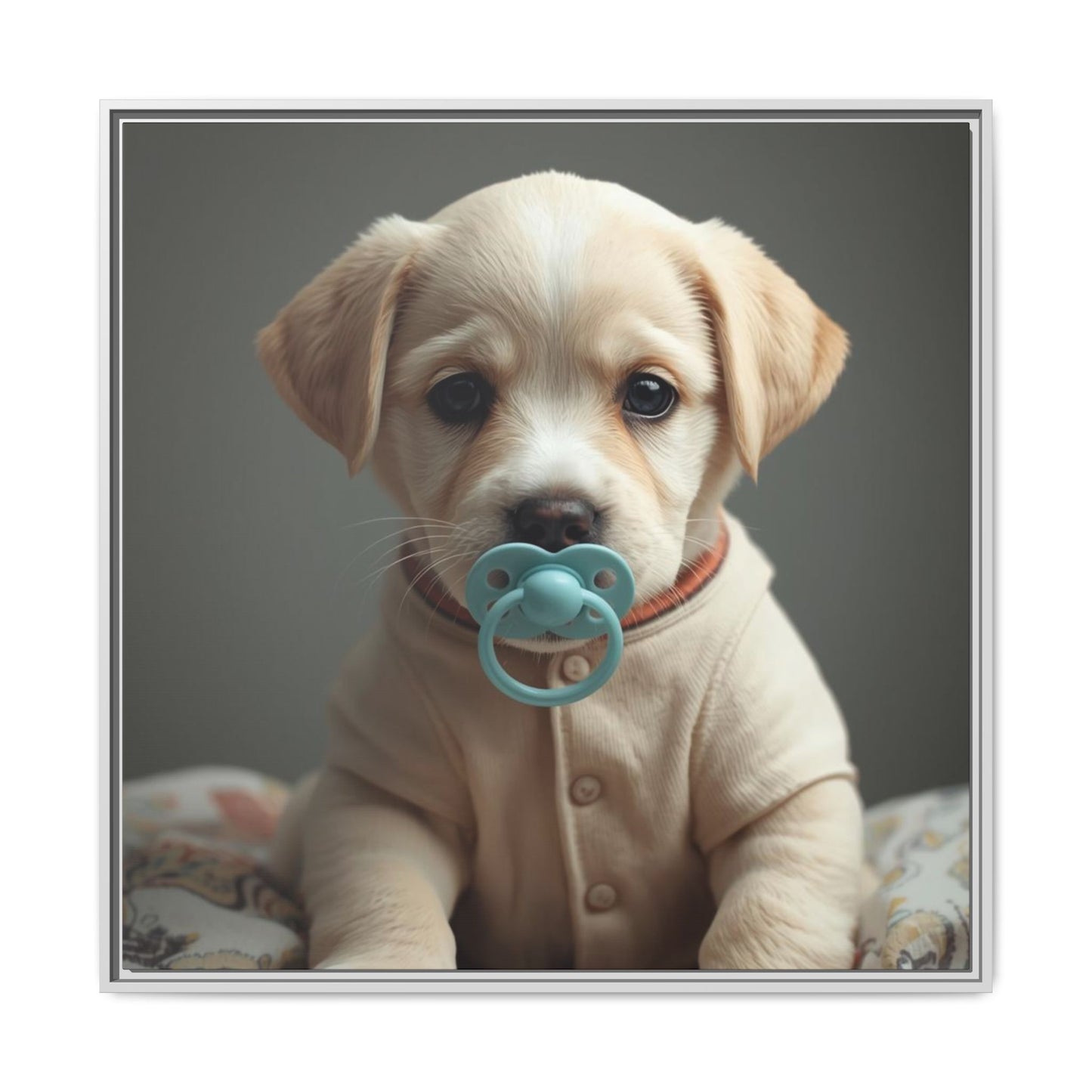 ✨ Sweet Dreams White Frame Nursery Canvas ✨  Soft, Sweet, & Magical Baby Wall Art 👶🤍