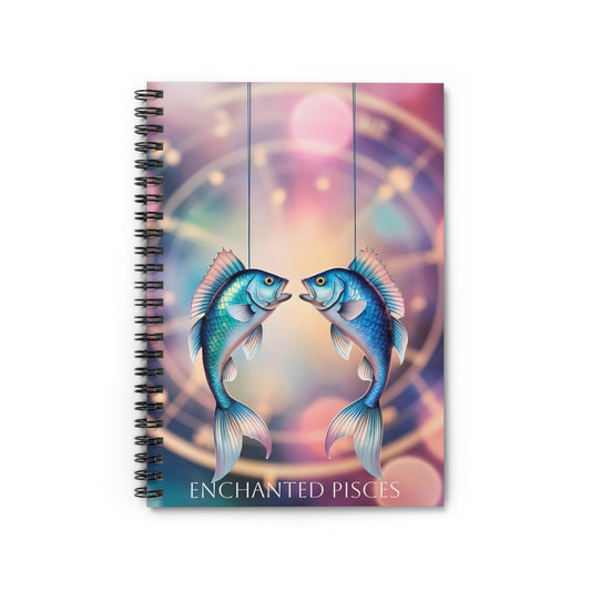 🌊✨ Enchanted Pisces Zodiac Journal – A Mystical Spiral Notebook for Dreams & Inspiration 🌙📖