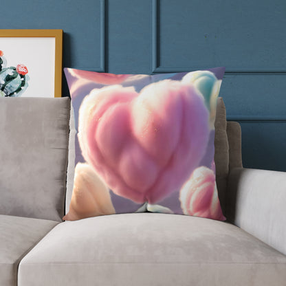 Love in Bloom: Enchanted Decorative Pillow for a Cozy Touch