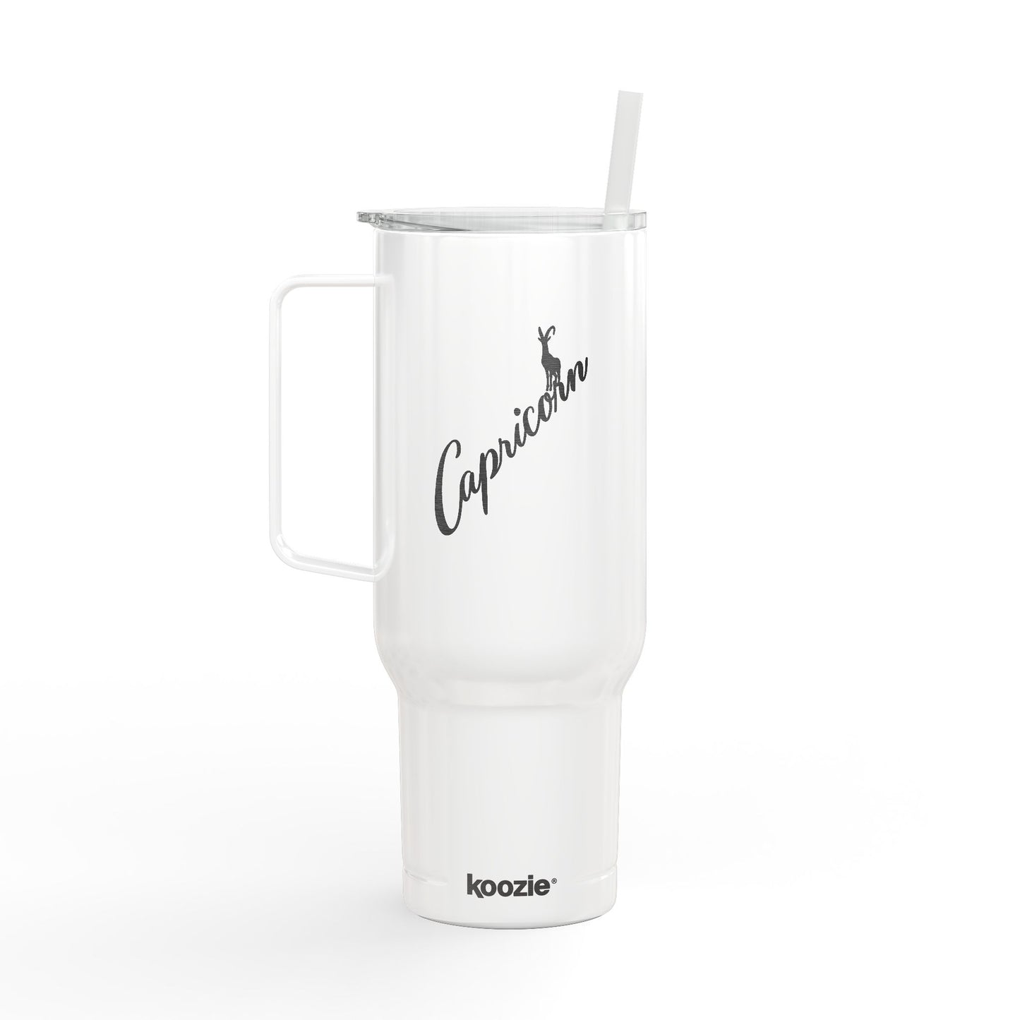 Cosmic Capricorn Signatures ✨ 40oz Engraved Zodiac Tumbler