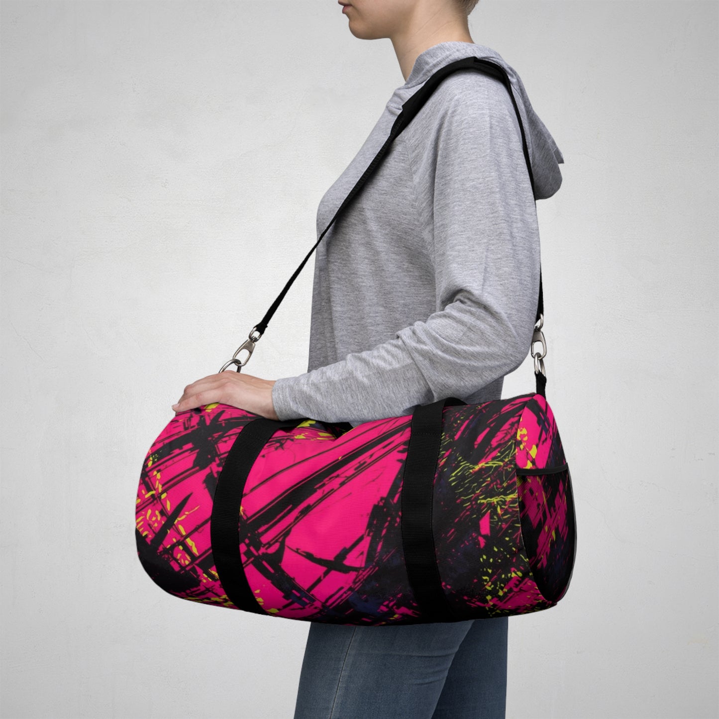 The Razzle-Dazzle Duffle Bag – One-of-a-Kind Design 🎨🔥