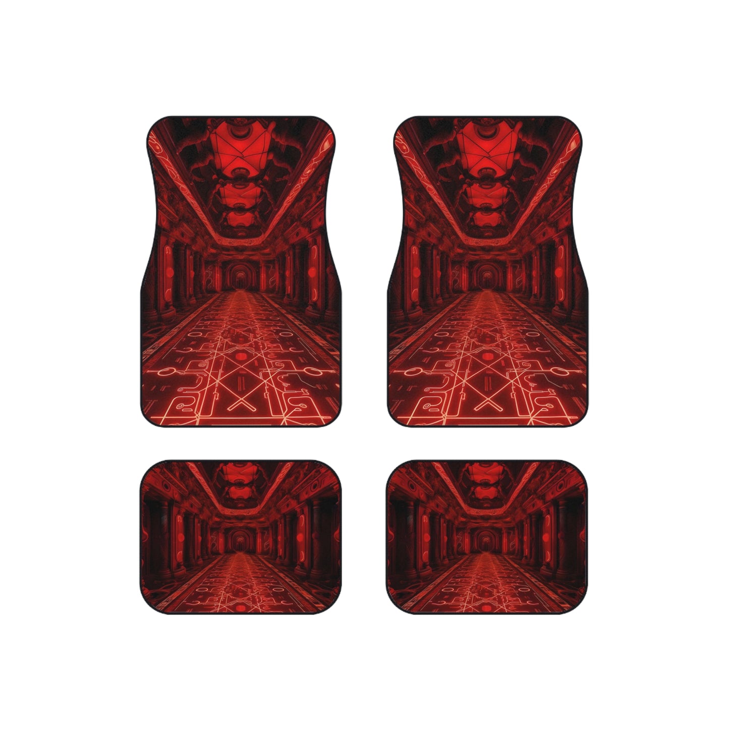 ✨ Spellbound Style: 4-Piece Enchanted Car Mats 🌟🚗🔮