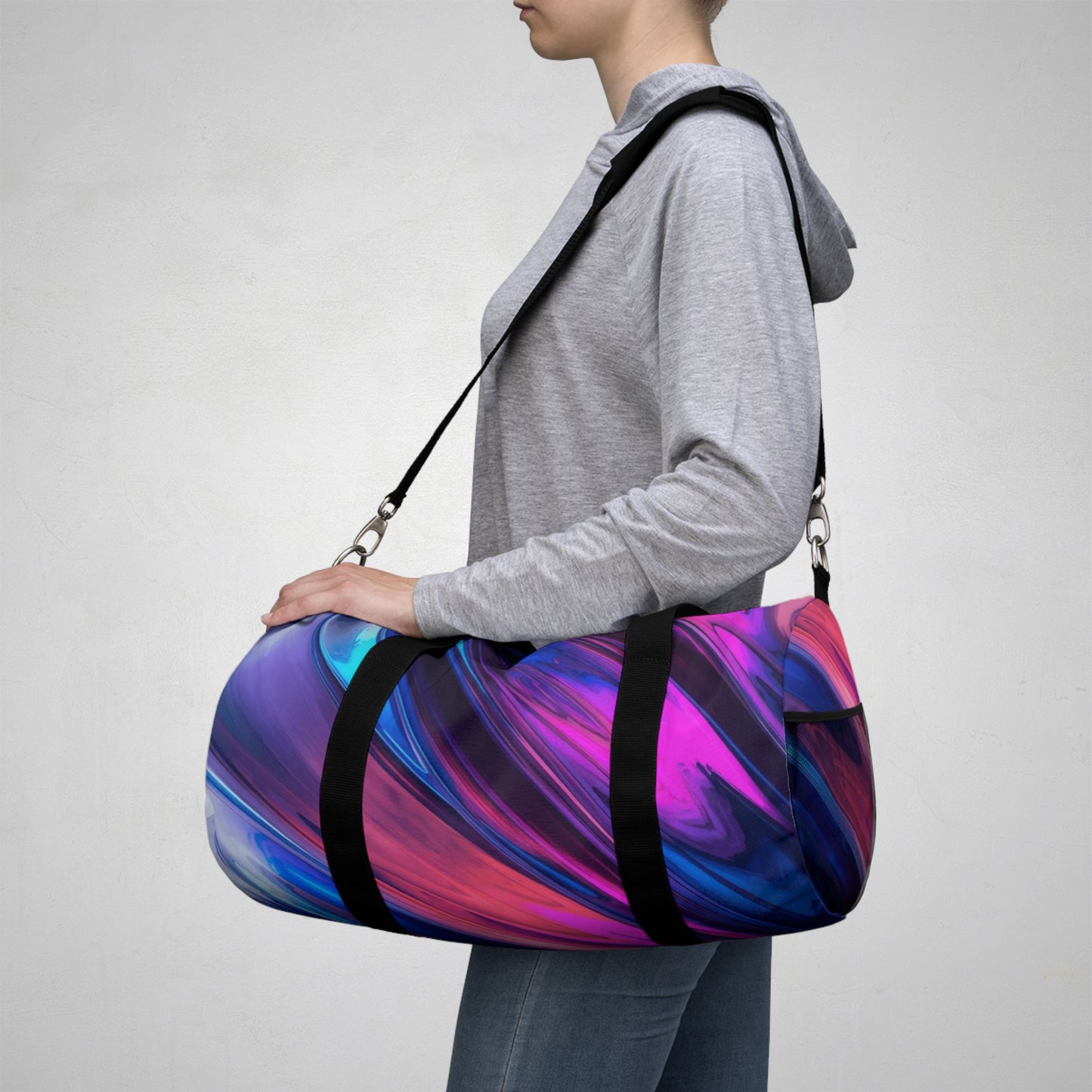 The Razzle-Dazzle Duffle Bag – One-of-a-Kind Design 🎨🔥
