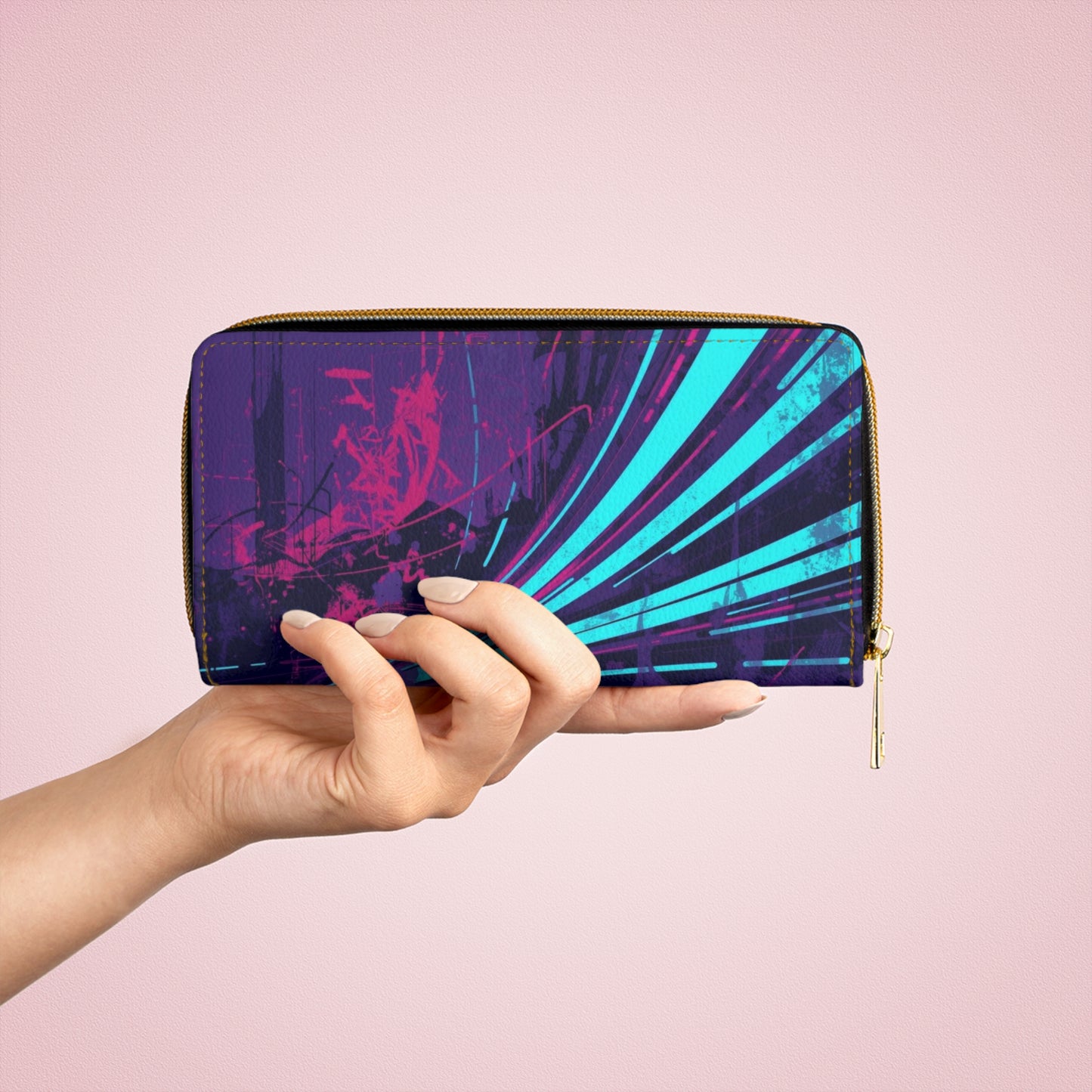 💎✨ Mystical Magic: The Enchanted Zippered Wallet of Elegance & Wonder 🔮💖🌙