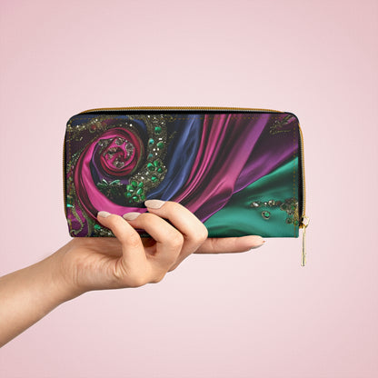 💎✨ Mystical Magic: The Enchanted Zippered Wallet of Elegance & Wonder 🔮💖🌙