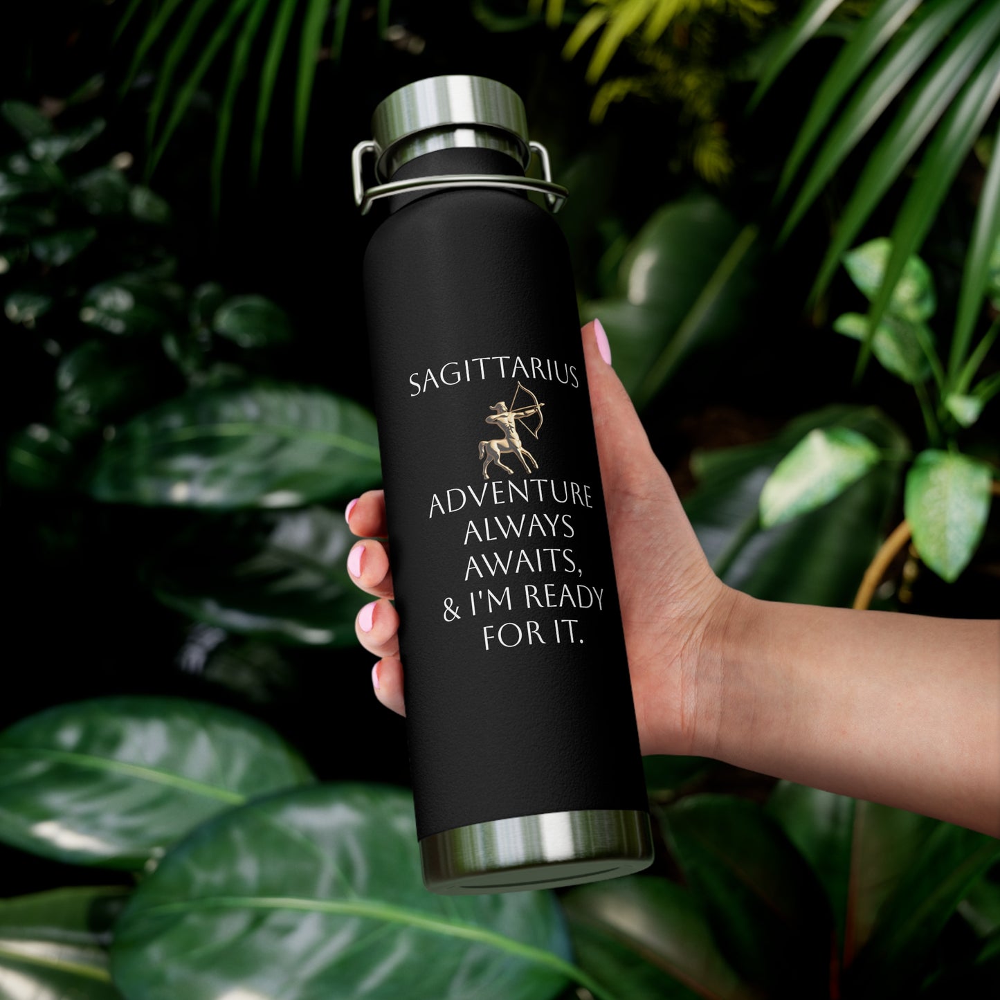 ✨🔮 Enchanted Sagittarius Copper Insulated Bottle – 22oz of Temperature Magic! 🔮✨