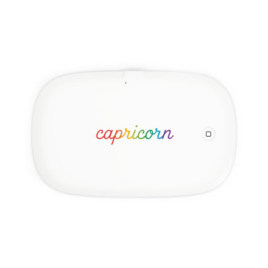 ♑ Aurora UV Phone Sanitizer & Fast Wireless Charging Pad – Capricorn Edition 🏔️♑