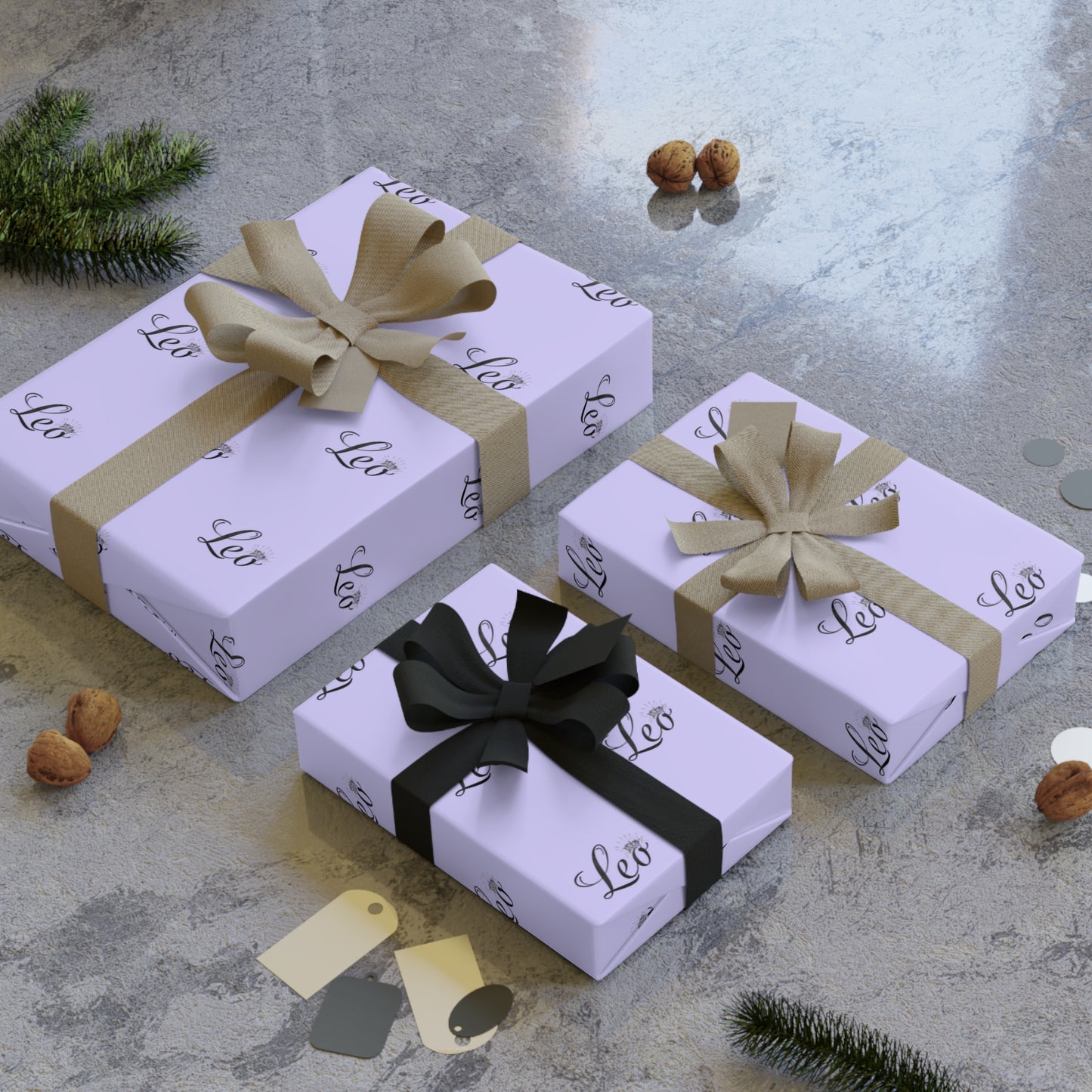 ♌ Enchanted Leo Wrapping Paper – A Royal Birthday Radiance in Every Fold ☀️✨