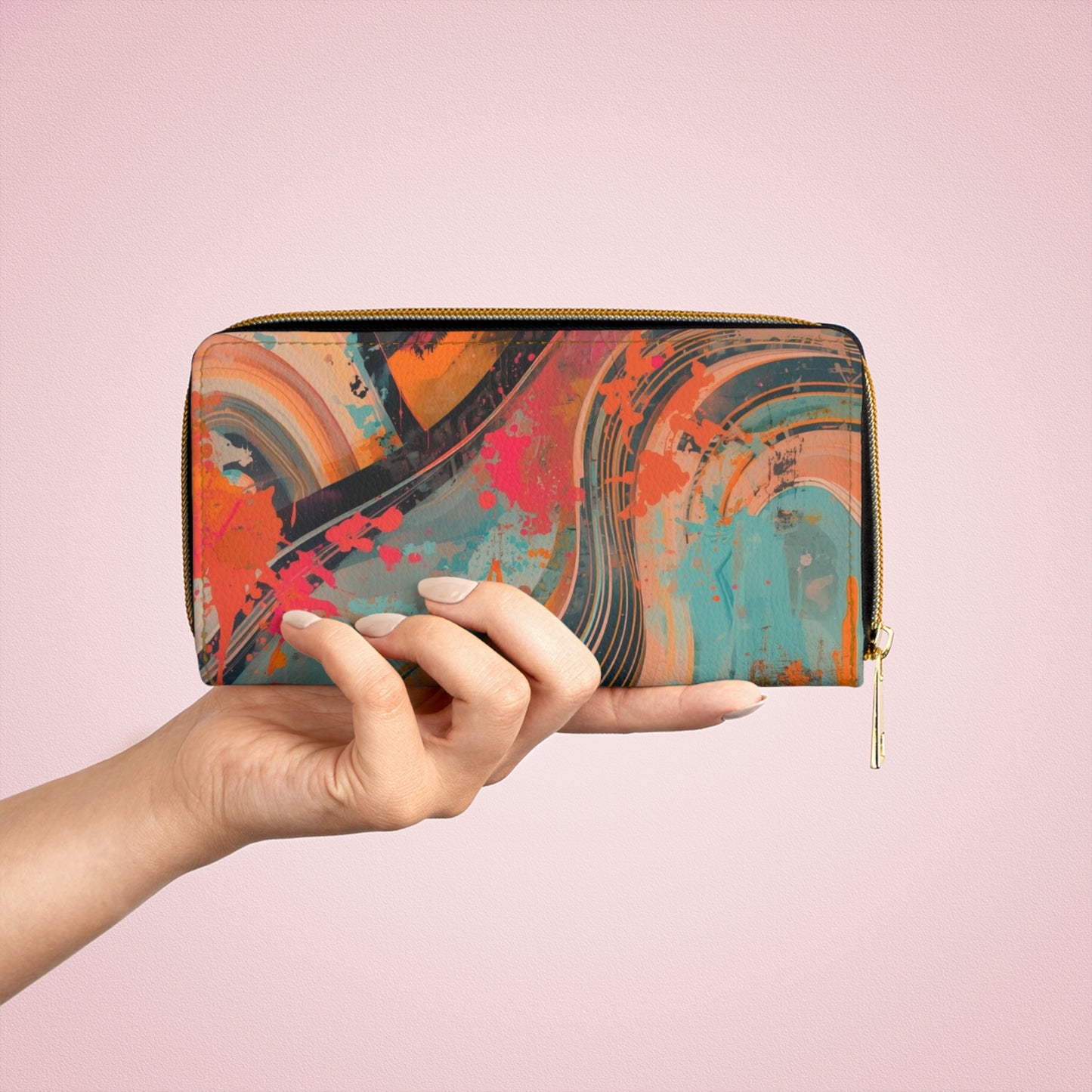 💎✨ Mystical Magic: The Enchanted Zippered Wallet of Elegance & Wonder 🔮💖🌙