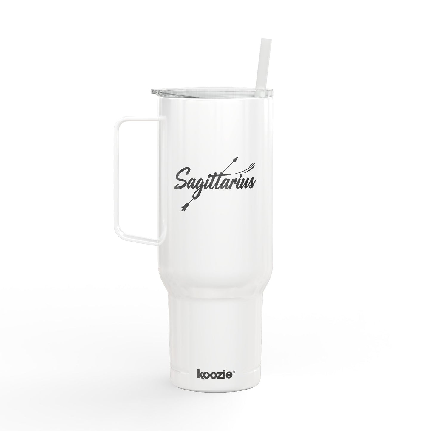 Cosmic Sagittarius Signatures ✨ 40oz Engraved Zodiac Tumbler