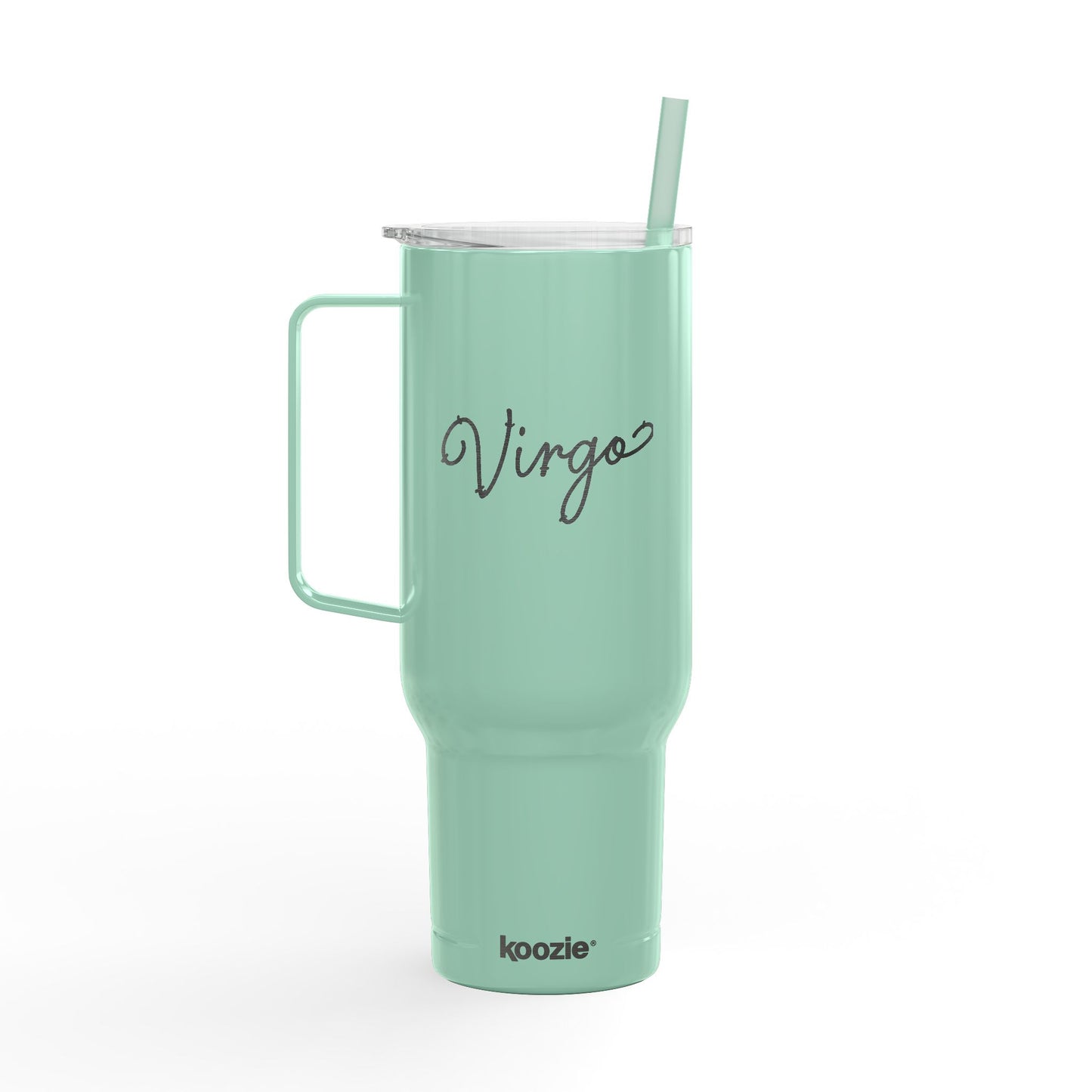Cosmic Virgo Signatures ✨ 40oz Engraved Zodiac Tumbler