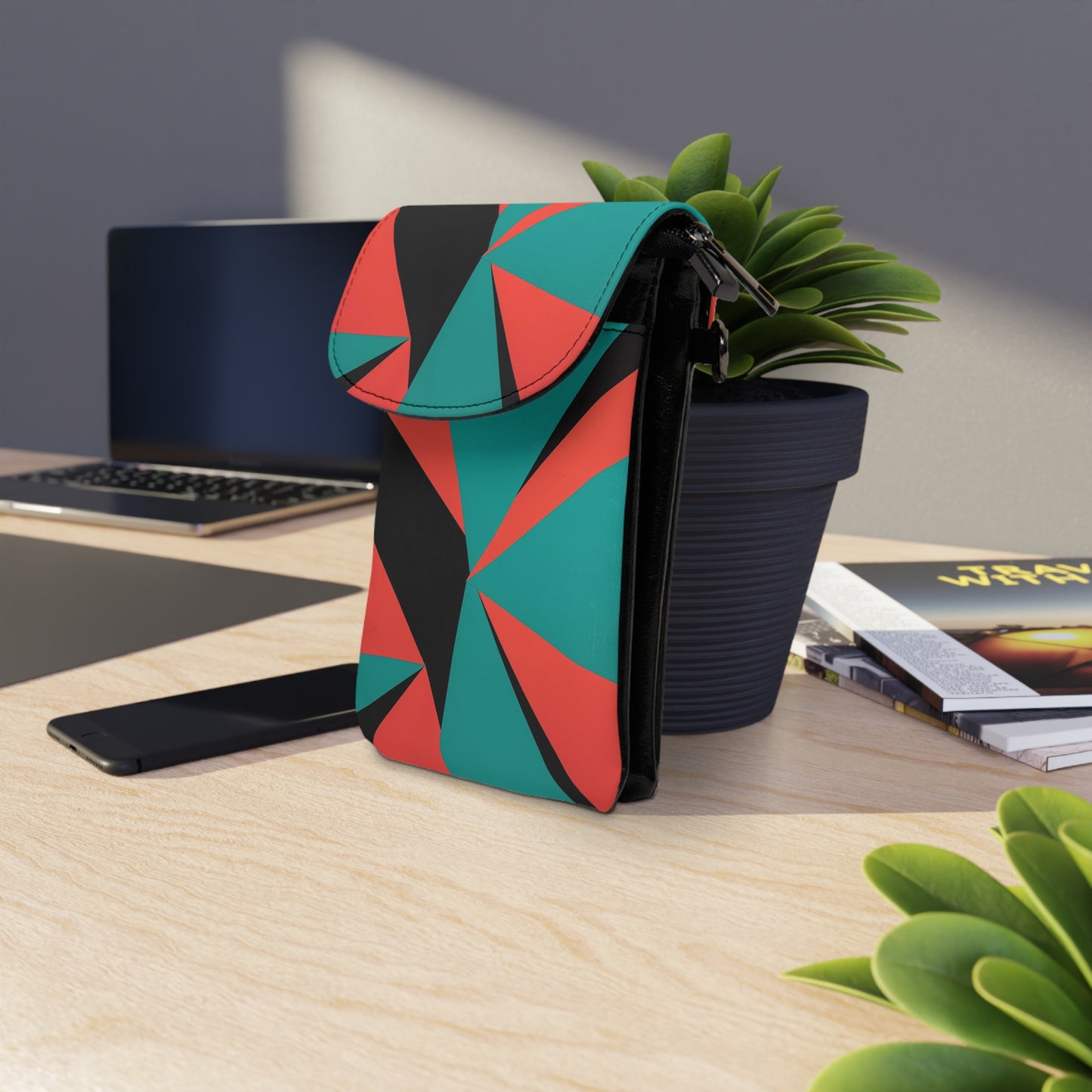 👜🌟 The Razzle-Dazzle Pocket Prism™ Cell Phone Wallet ✨💼🌈