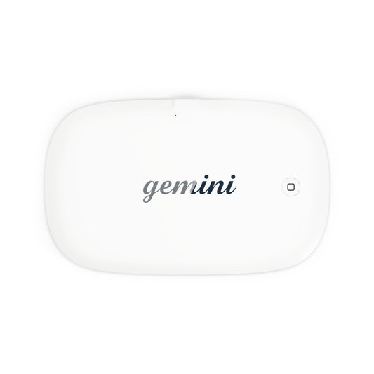 ♊ Aurora UV Phone Sanitizer & Fast Wireless Charging Pad – Gemini Edition 🌬️♊