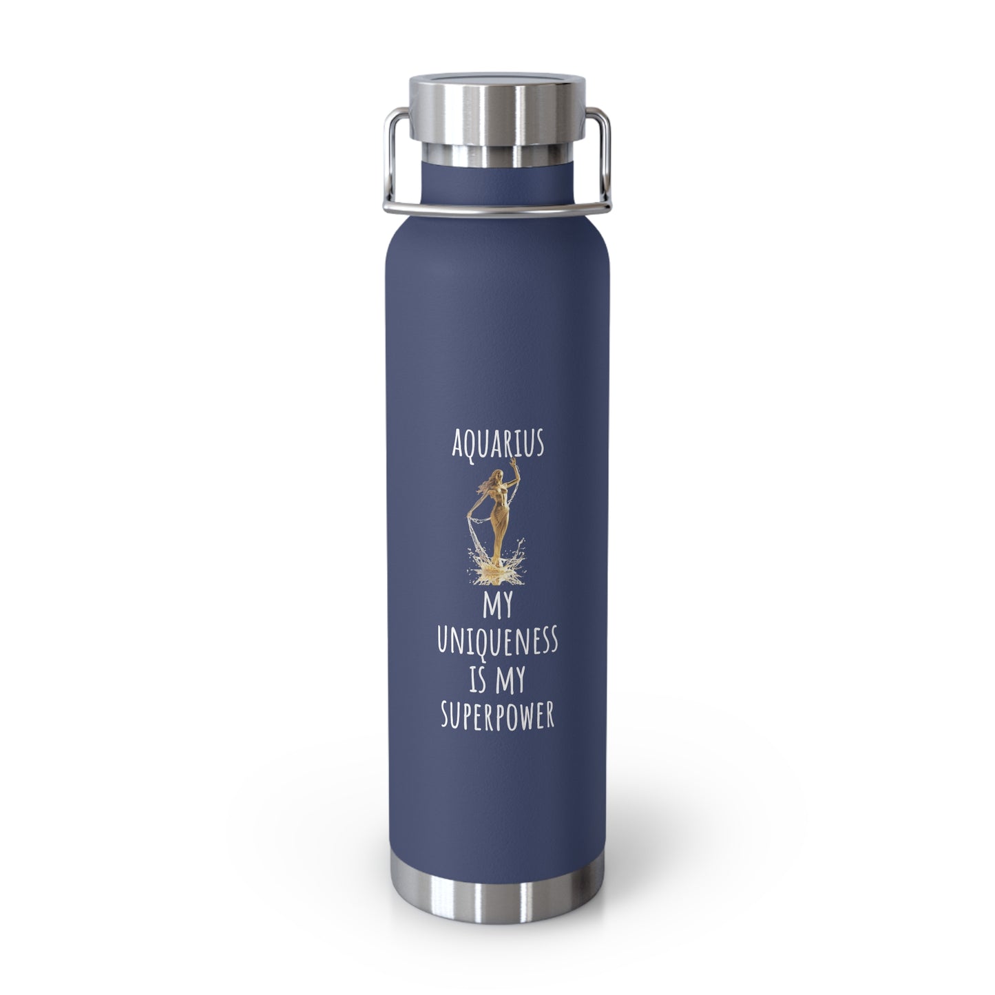 ✨🔮 Enchanted Aquarius Copper Insulated Bottle – 22oz of Temperature Magic! 🔮✨