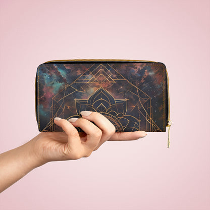 💎✨ Mystical Magic: The Enchanted Zippered Wallet of Elegance & Wonder 🔮💖🌙