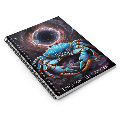 🌙✨ Enchanted Cancer Zodiac Journal – A Nurturing Notebook for Sensitive Souls & Dreamers ♋📖