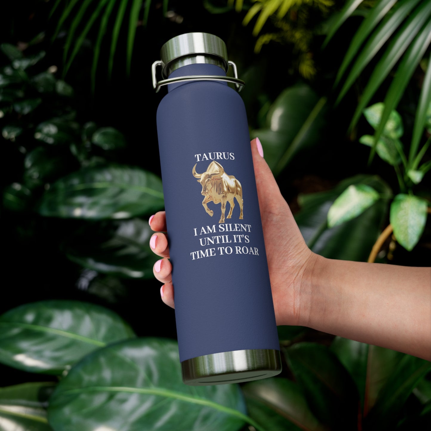 ✨🔮 Enchanted Taurus Copper Insulated Bottle – 22oz of Temperature Magic! 🔮✨