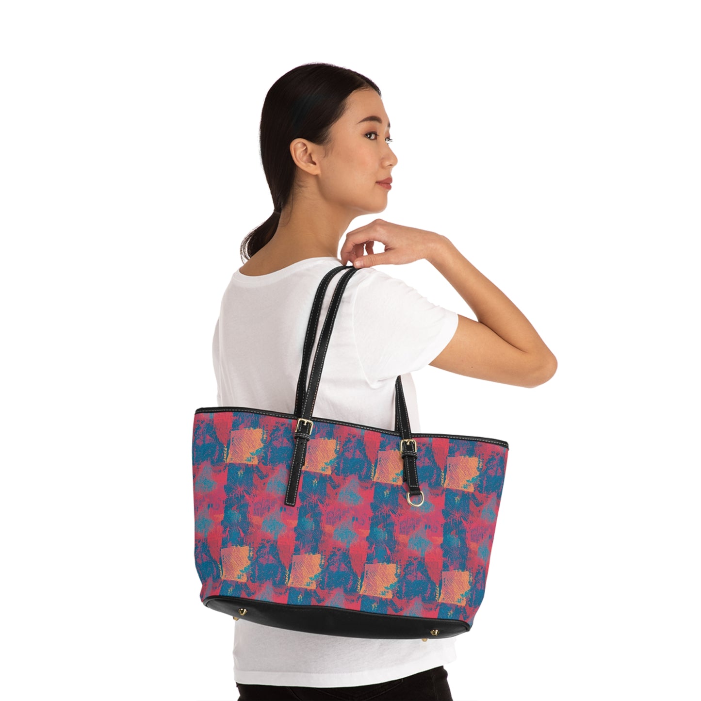 👜✨ The Razzle-Dazzle Double Vision™ PU Leather Shoulder Bag ✨👜🌈