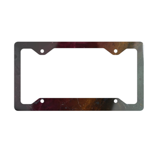 ✨🚗 The Enchanted Drive: Glossed Glory License Plate Frame – Luxury Custom Metal Accent 💎