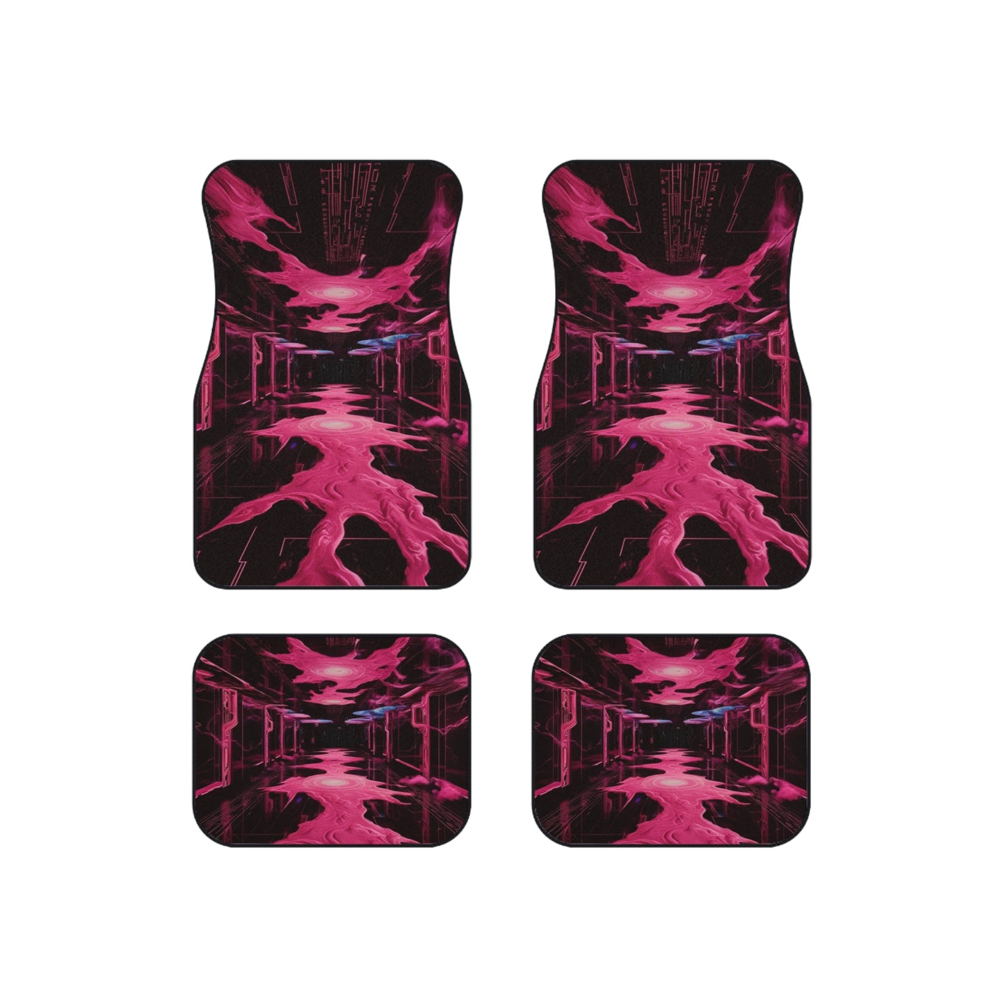 ✨ Spellbound Style: 4-Piece Enchanted Car Mats 🌟🚗🔮