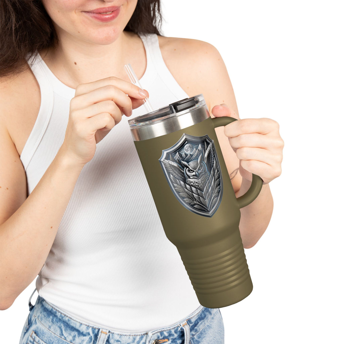 🤍 Enchanted Emblem Travel Tumbler 🤍