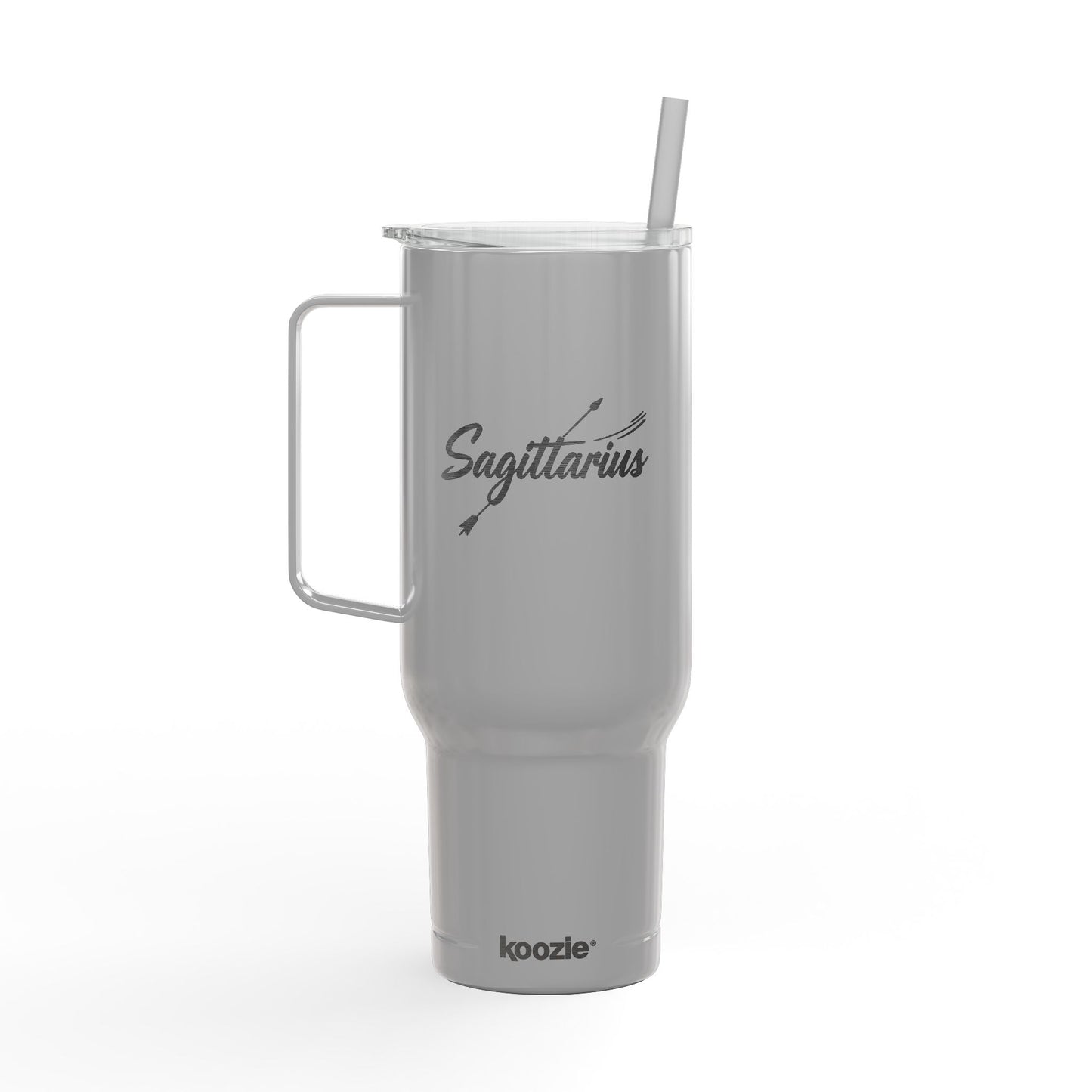 Cosmic Sagittarius Signatures ✨ 40oz Engraved Zodiac Tumbler