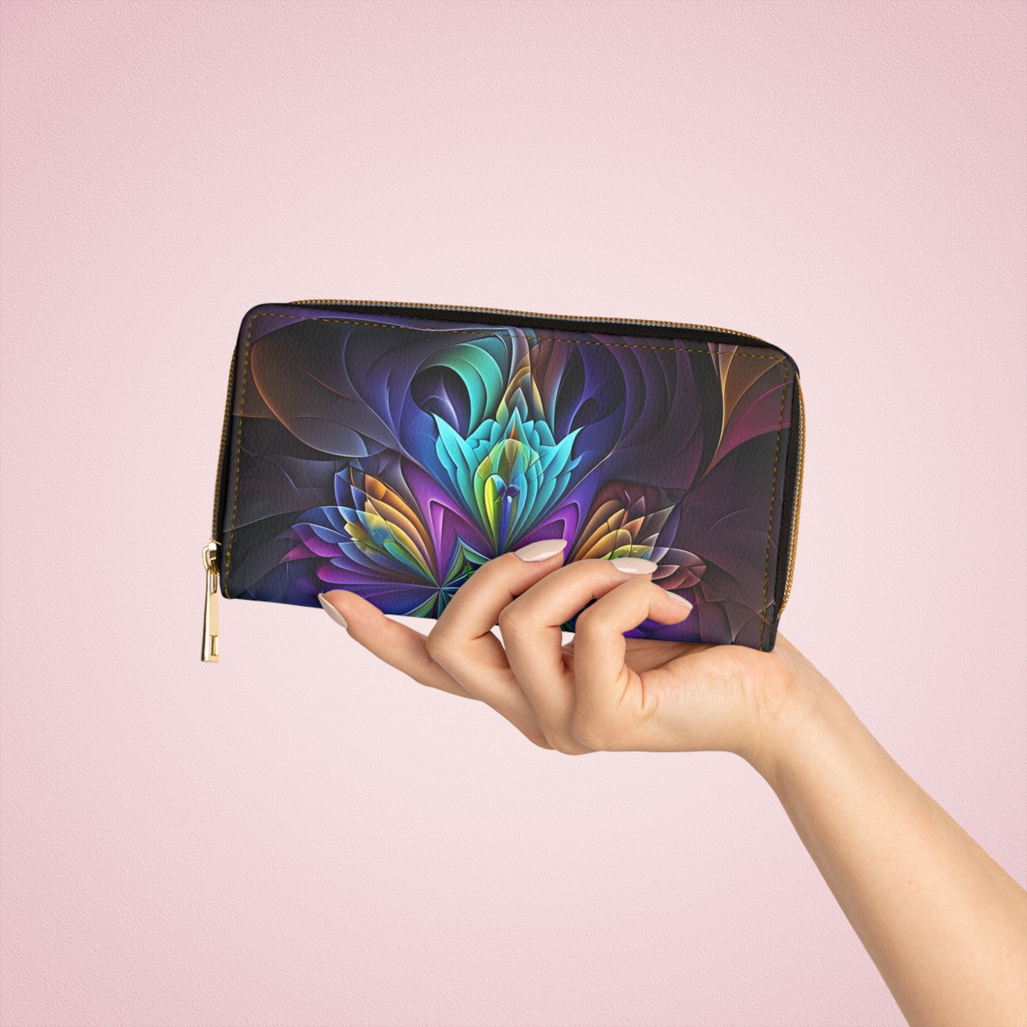 💎✨ Mystical Magic: The Enchanted Zippered Wallet of Elegance & Wonder 🔮💖🌙