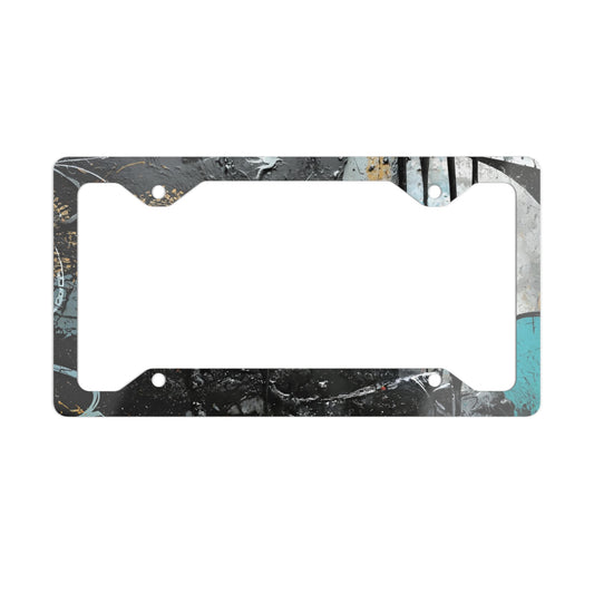 ✨🚗 The Enchanted Drive: Glossed Glory License Plate Frame – Luxury Custom Metal Accent 💎🌙