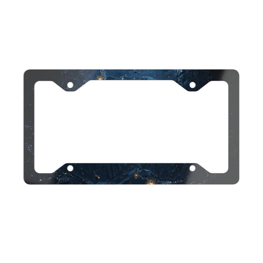 ✨🚗 The Enchanted Drive: Glossed Glory License Plate Frame – Luxury Custom Metal Accent 💎🌙