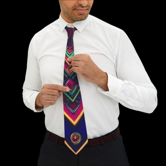 ✨🎩 The Razzle-Dazzle Men’s Necktie: Bold Elegance for the Modern Gentleman 🌟👔