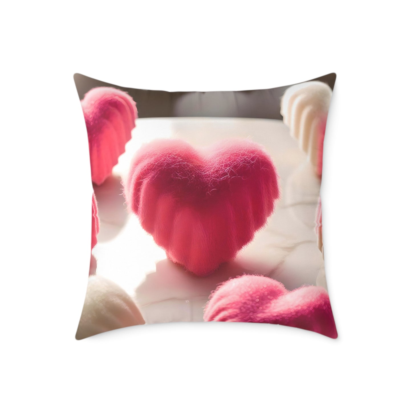 Love in Bloom: Enchanted Decorative Pillow for a Cozy Touch