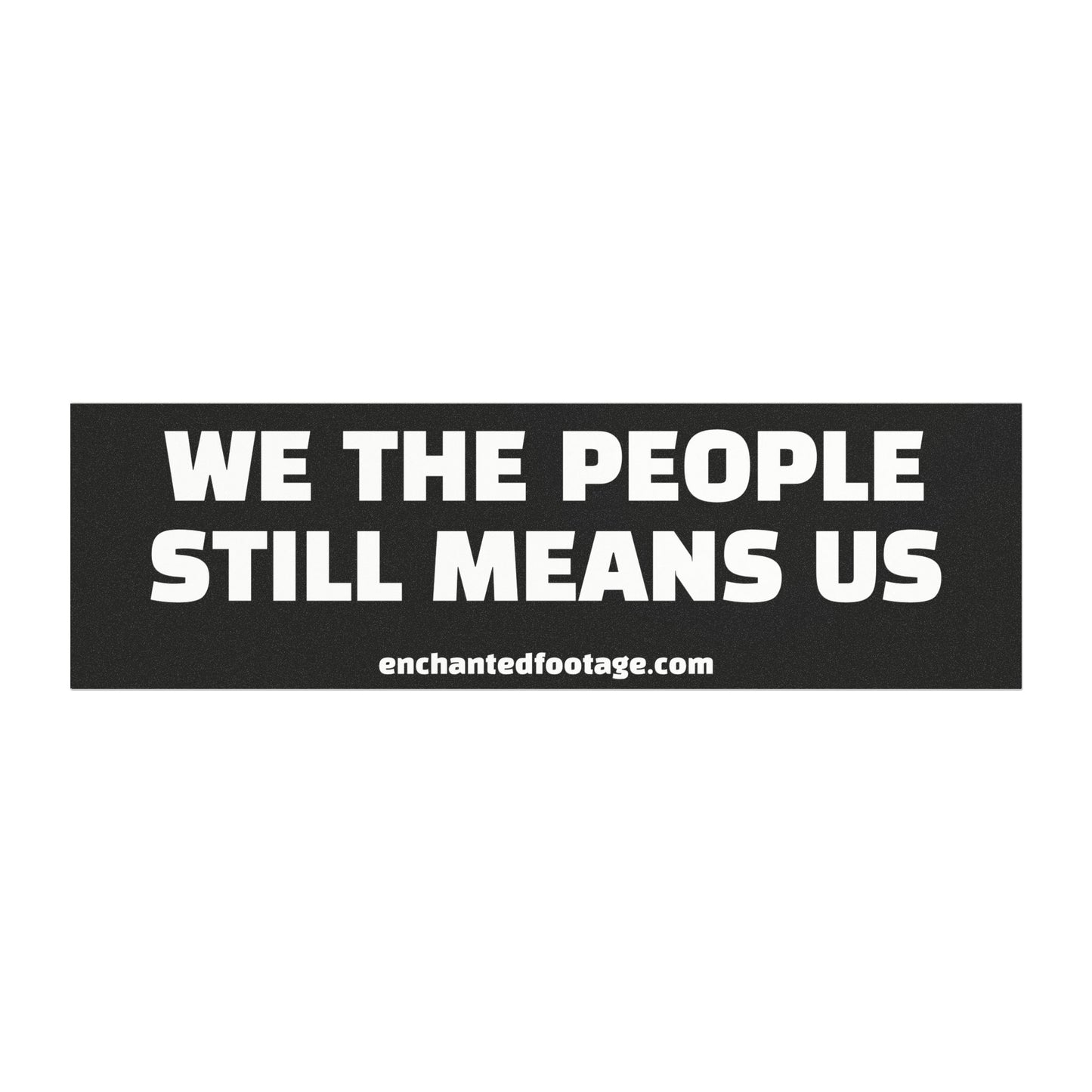 🤍 The Enchanted Statement™ Bumper Sticker | The Enchanted Drive Collection 🤍