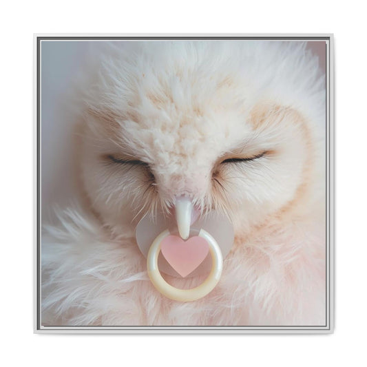 ✨ Sweet Dreams White Frame Nursery Canvas ✨  Soft, Sweet, & Magical Baby Wall Art 👶🤍