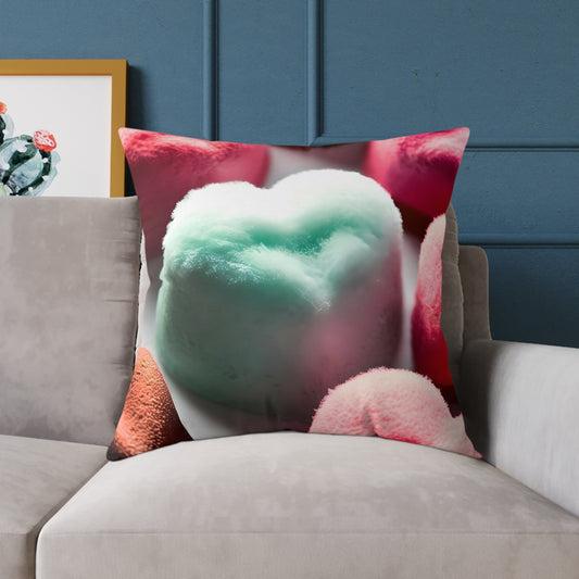 Love in Bloom: Enchanted Decorative Pillow for a Cozy Touch