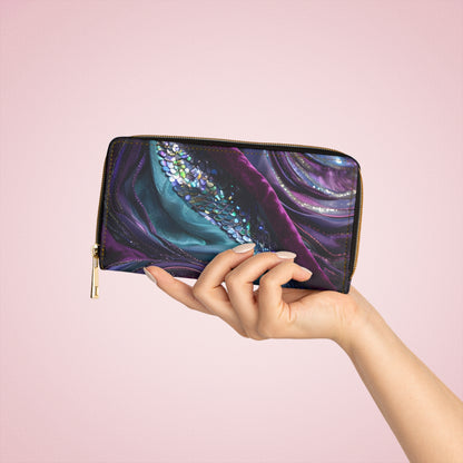 💎✨ Mystical Magic: The Enchanted Zippered Wallet of Elegance & Wonder 🔮💖🌙