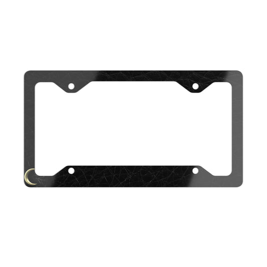 ✨🚗 The Enchanted Drive: Glossed Glory License Plate Frame – Luxury Custom Metal Accent 💎🌙
