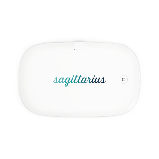 ♐ Aurora UV Phone Sanitizer & Fast Wireless Charging Pad – Sagittarius Edition 🏹♐