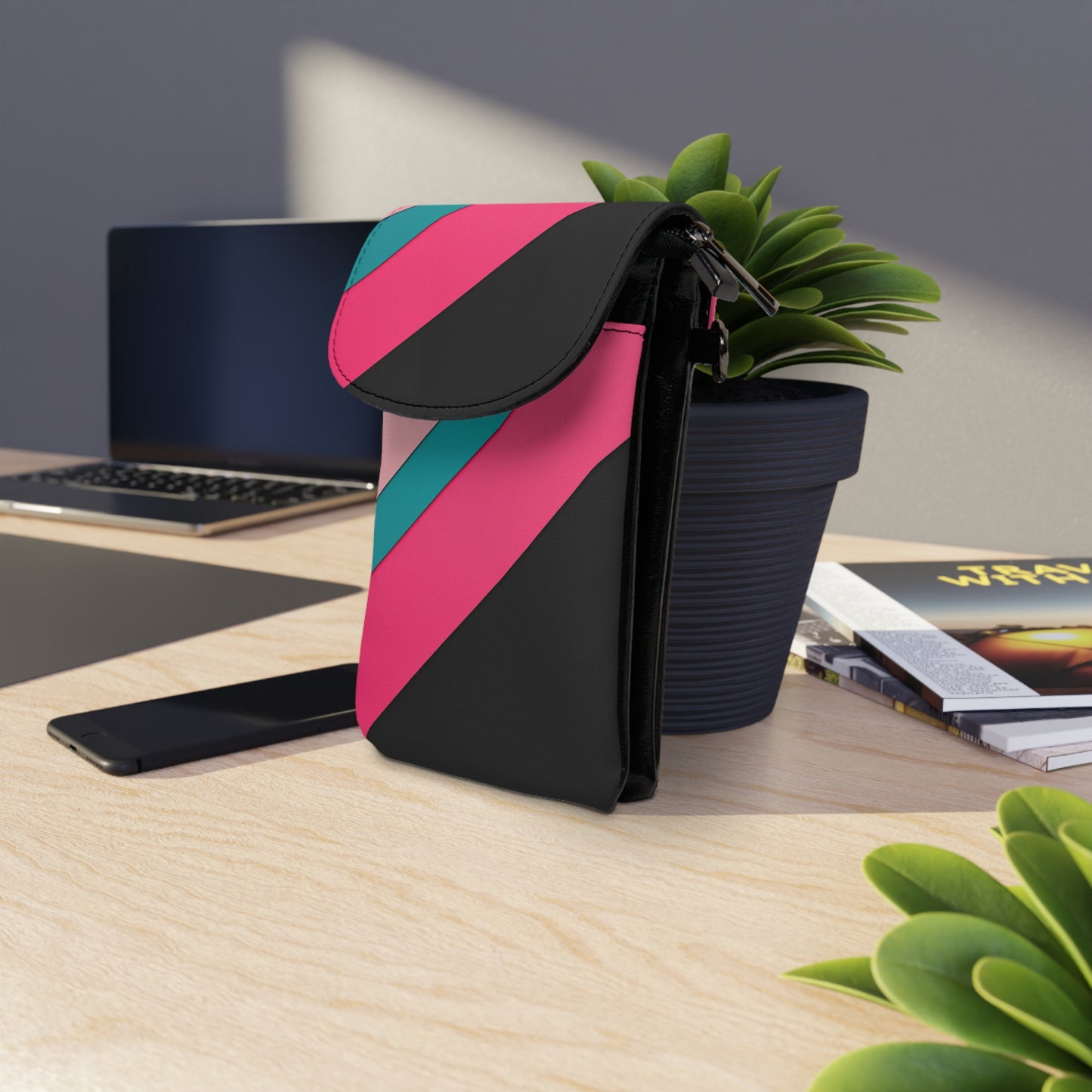 👜🌟 The Razzle-Dazzle Pocket Prism™ Cell Phone Wallet ✨💼🌈