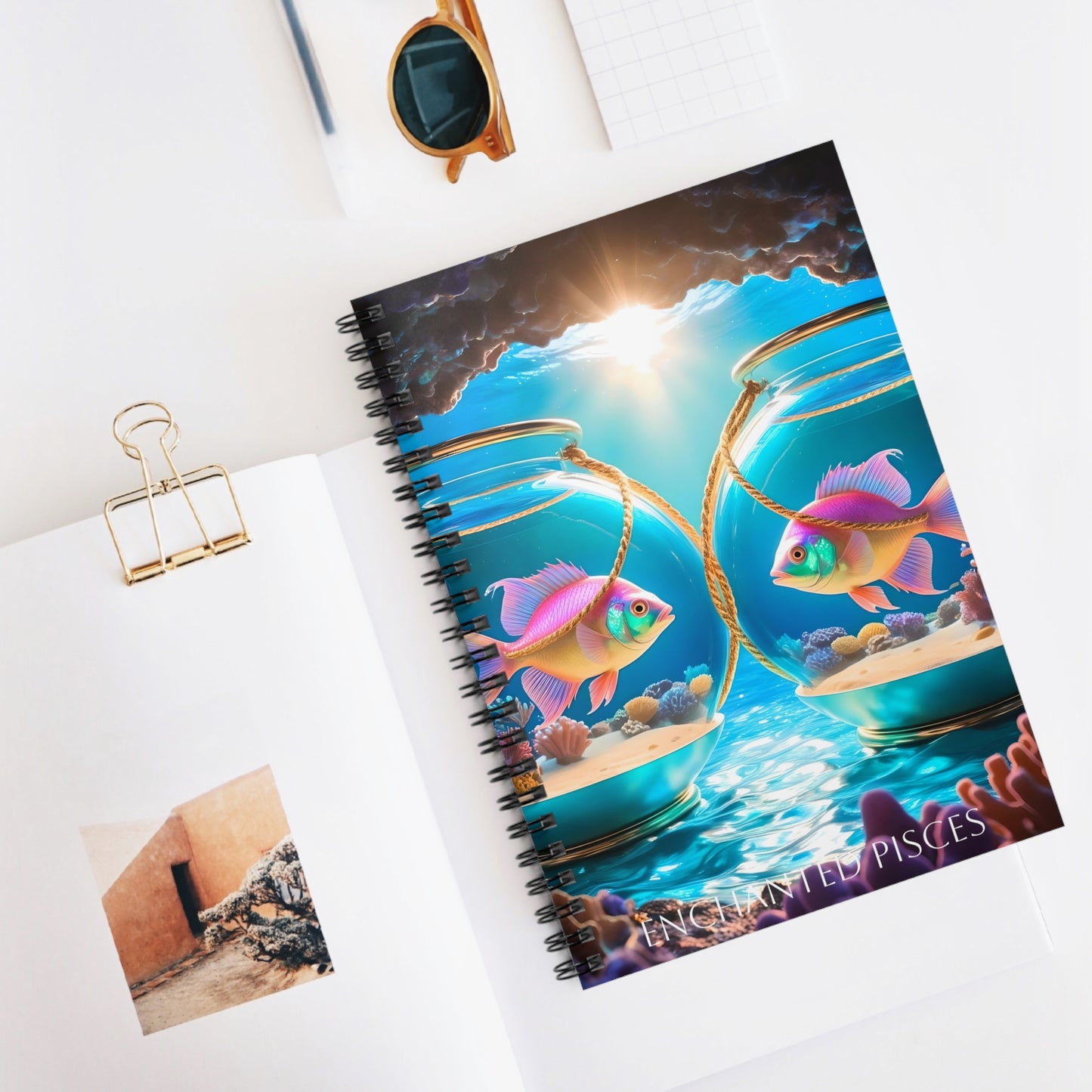 🌊✨ Enchanted Pisces Zodiac Journal – A Mystical Spiral Notebook for Dreams & Inspiration 🌙📖