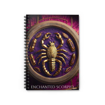 🦂✨ Enchanted Scorpio Zodiac Journal – A Mysterious Notebook for Intuitive Souls & Deep Thinkers ♏📖