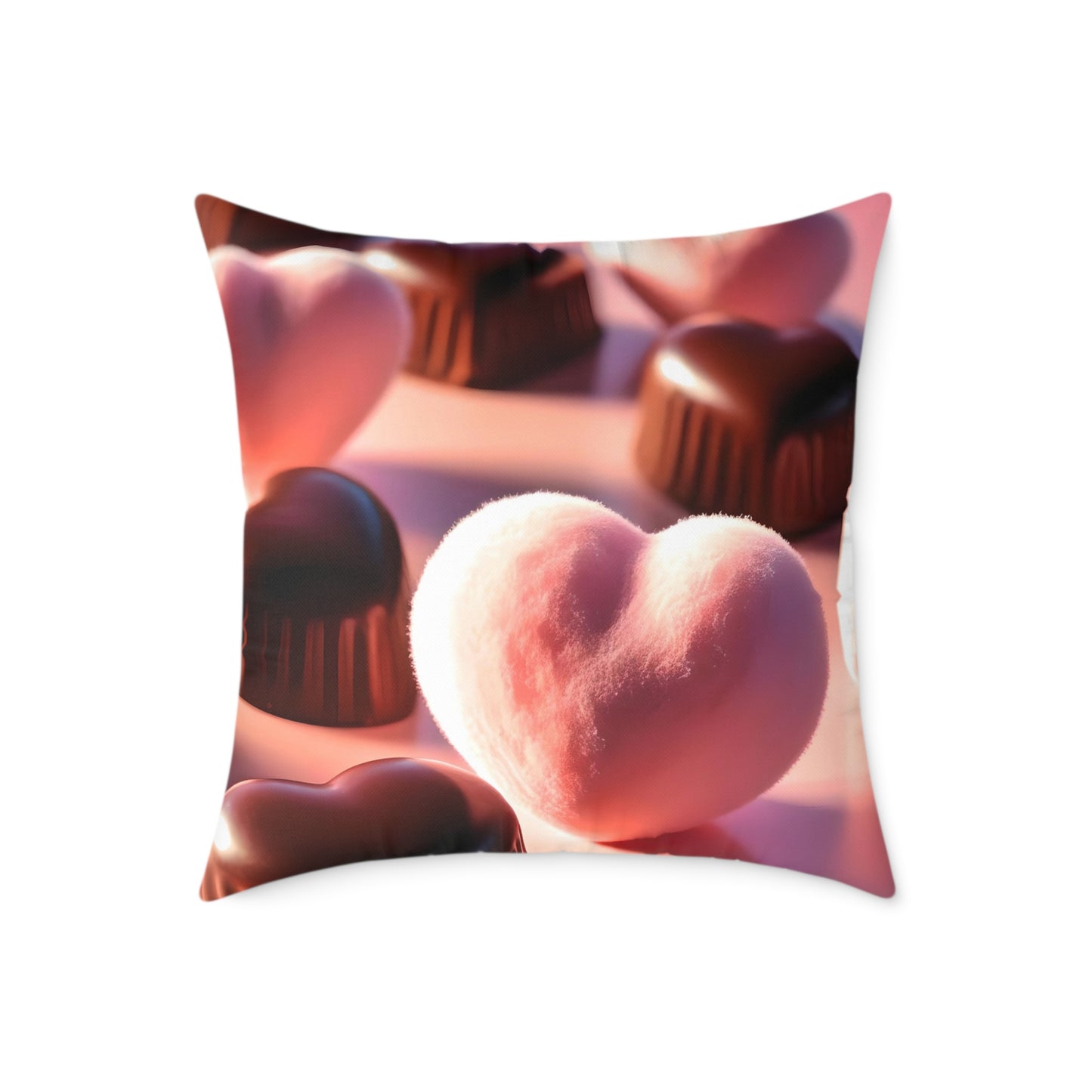 Love in Bloom: Enchanted Decorative Pillow for a Cozy Touch