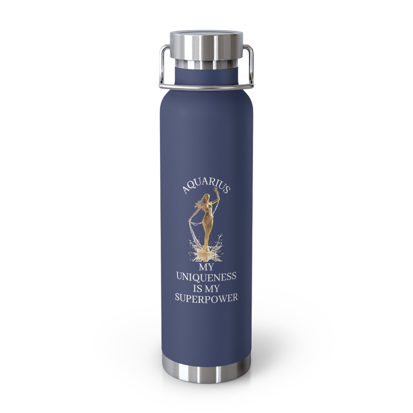 ♒ Aquarius Statement Bottle | The Enchanted Vessel™ Collection