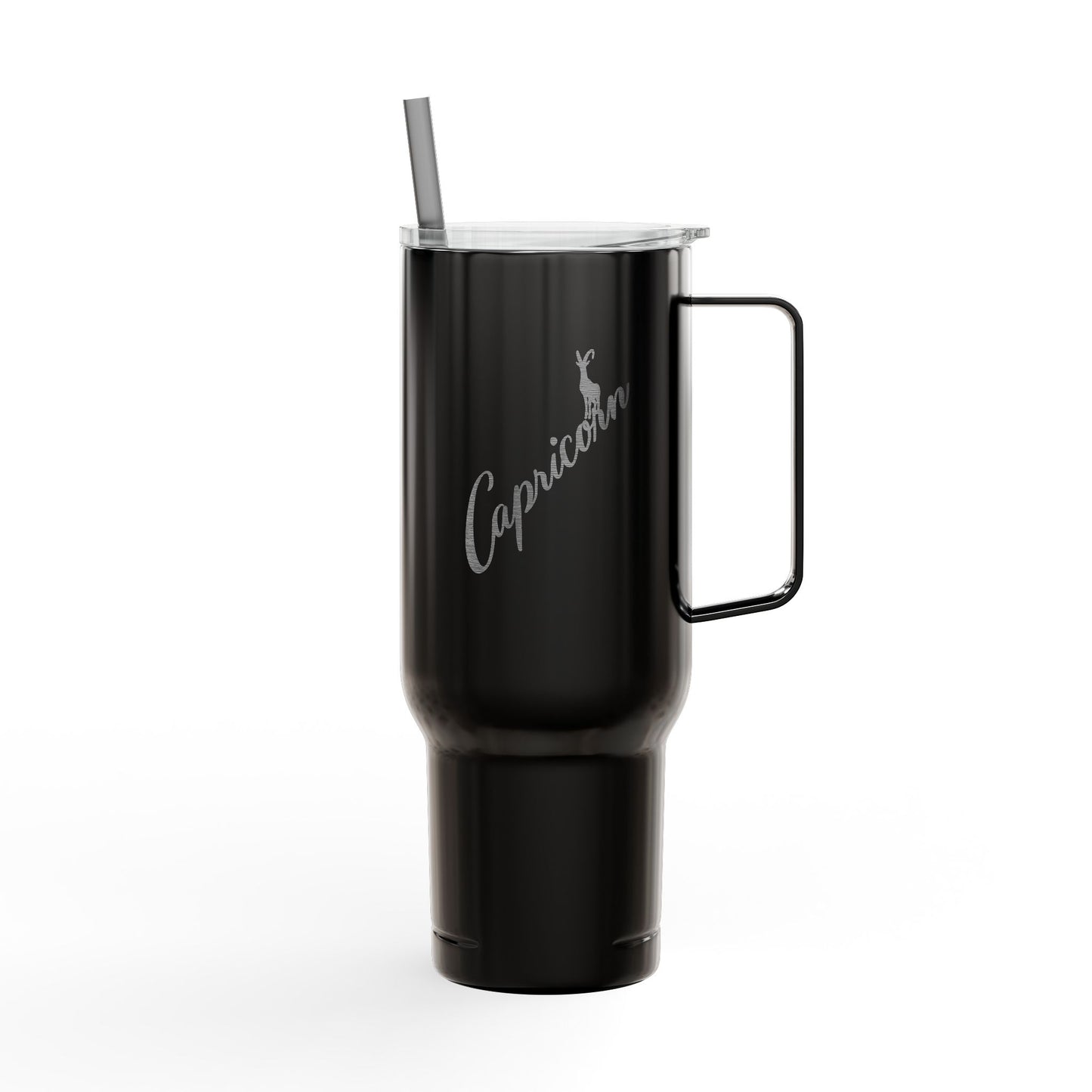Cosmic Capricorn Signatures ✨ 40oz Engraved Zodiac Tumbler