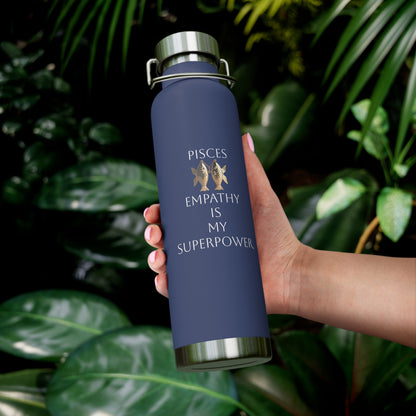 ✨🔮 Enchanted Pisces Copper Insulated Bottle – 22oz of Temperature Magic! 🔮✨