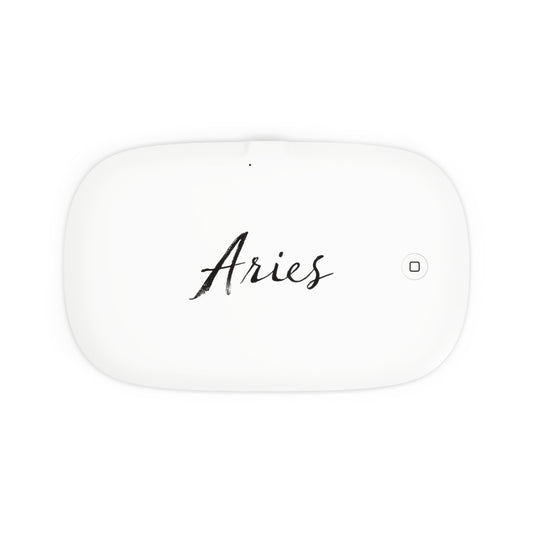 ♈ Aurora UV Phone Sanitizer & Fast Wireless Charging Pad – Aries Edition 🔥♈