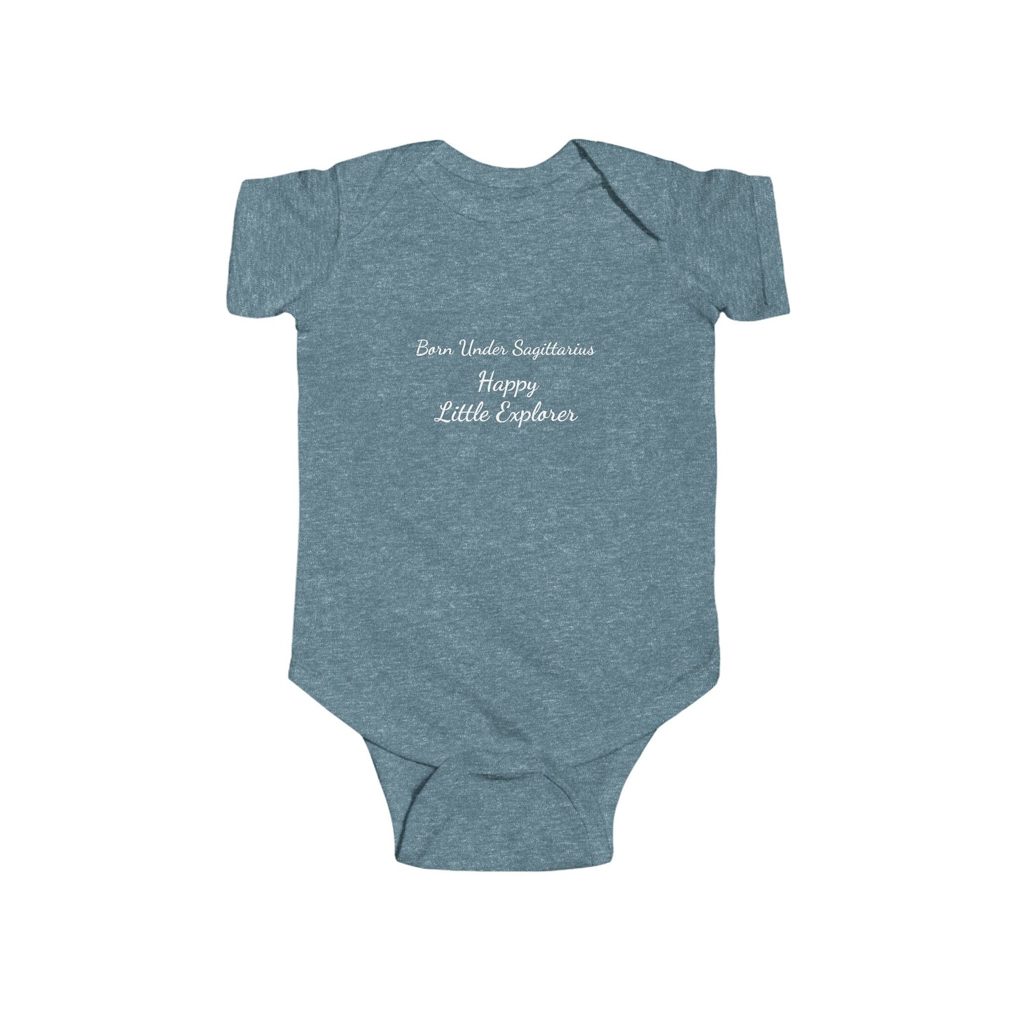💫 The Born Under™ Collection – Sagittarius Edition 💫 Happy Little Explorer Infant Onesie
